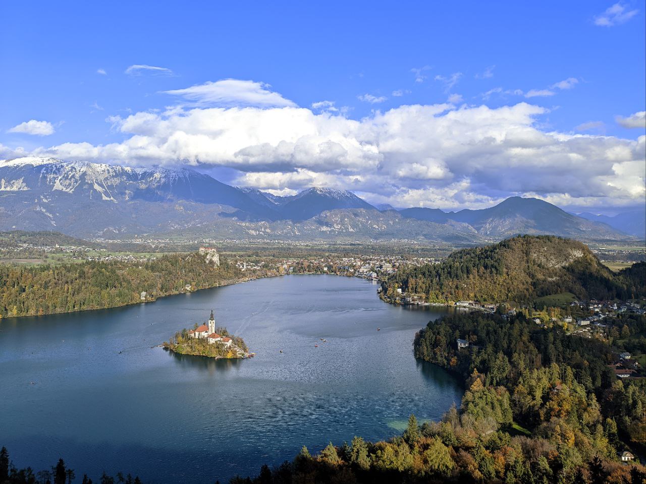Bled lake in Slovenia